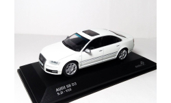 Акция - См.- ни-же! .  Audi S8 D3 2007 Solido  1/43   Ауди эС-8 Mk2 седан 2007г (2008 модельного года) WHITE  /  БЕЛЫЙ 1:43