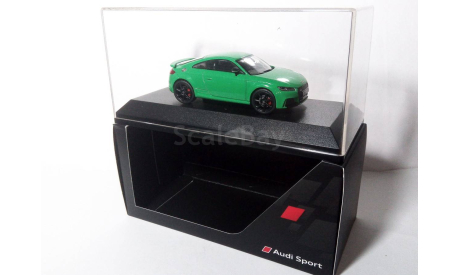 Audi TT RS Coupe (8S) iScale 1/43 Ауди ТТ РС купе NEW 2017  ЗЕЛЁНЫЙ / green  1:43, масштабная модель, scale43