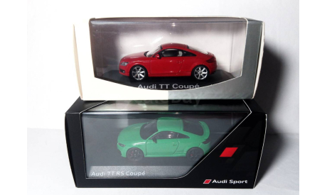 Audi TT RS Coupe (8S) iScale 1/43 Ауди ТТ РС купе NEW 2017  ЗЕЛЁНЫЙ / green  1:43, масштабная модель, scale43