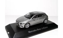 С РУБЛЯ!   Mercedes-Benz A-class W177 New 1/43 Мерседес А-класс хэтчбэк 2018 серый / GREY 1:43 Mercedes, масштабная модель, scale43, Herpa