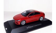 УДВОЮ + !!!   Mercedes-Benz A-class V177 New 1/43 Мерседес А-класс седан 2018 красный / RED 1:43 Mercedes, масштабная модель, scale43, Herpa