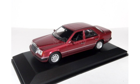 УДВОЮ! - Mercedes-Benz E-class 230E W124 Minichamps 1/43 Мерседес 1991 E230 т.красный / RED 1:43, масштабная модель, scale43