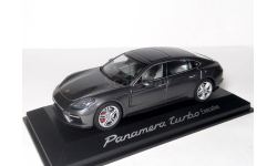 Porsche Panamera Turbo Executive G2 (2.Gen.) Herpa 1/43 Порш Панамера Порше Турбо 2016г. серый 1:43