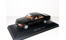 ✔ В наличии! - Mercedes Benz 500 SEC W126 IХО-Аltаyа 1/43 Мерседес S-класс 1981 Вlасk 1:43, масштабная модель, IXO - ’Mercedes collection’- Altaya, Mercedes-Benz, scale43