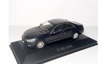 ✔ В наличии! - Меrсеdеs-Веnz S500 S-сlаss W221 IХО-Аltаyа 1/43 Мерседес S-класс 2006 Вluе-Вlасk 1:43, масштабная модель, IXO - ’Mercedes collection’- Altaya, Mercedes-Benz, scale43