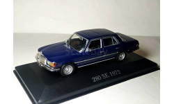 ✔ В наличии!  ∜ - УДВОЮ СКИДКУ -» См.**  -  Mercedes-Benz 280 SE 1972  W116 IXO 1/43 Мерседес S-класс синий / BLUE 1:43