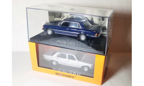 ★ РАСПРОДАЖА! ★ SUPER-СКИДКА⬊ ☛ 3 ДНЯ! ⬊   Mercedes-Benz 280 SE 1972  W116 IXO 1/43 Мерседес S-класс синий / BLUE 1:43, масштабная модель, scale43, IXO - ’Mercedes collection’- Altaya