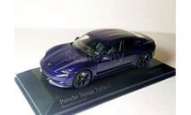 Porsche Taycan Turbo S Minichamps 1/43 Порш Тайкан 2019 BLUE 1:43, масштабная модель, scale43