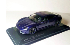 Porsche Taycan Turbo S Minichamps 1/43 Порш Тайкан 2019 BLUE 1:43