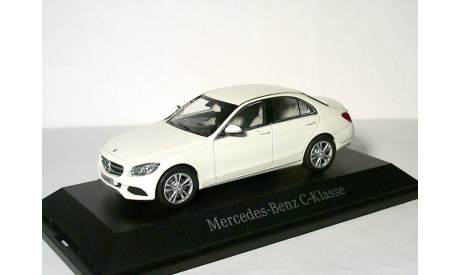 Уценка! - Mercedes Benz C-class 2014г W205  Norev 1/43 - Мерседес Ц-класс седан БЕЛЫЙ! / white  1:43, масштабная модель, Mercedes-Benz