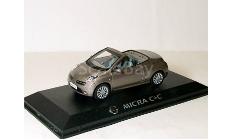 Nissan Micra C+C 2005 K12 Norev 1/43 --- Ниссан Микра Кабрио К12 ... левый руль 1:43, масштабная модель, scale43