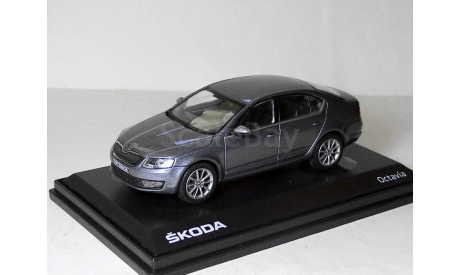 Skoda Octavia A7 Abrex 1/43 Шкода Октавия-3 мод. 2013 (2012- 2014) года ... серая платина / grey 1:43, масштабная модель, scale43, Škoda