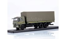 Под ЗАКАЗ!  Камаз 65117 (рестайл 2010) бортовой с тентом 1/43 SSM Kamaz т.зелёный (хаки) 1:43, масштабная модель, scale18, Start Scale Models (SSM)