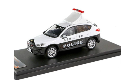 ★⬊ Акция! ⤵ ✔ Скидка!! ✔ Повыш.групп-скидка!!! -  Mazda CX5 (MK1)  Japanese Patrol Car w/ LED Tablo RHD 1/43 PremiumX  Мазда CX-5 2011-2014 Дорожная Полиция Японии 1:43, масштабная модель, scale43, Premium X