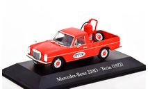 Mercedes-Benz 220D/8 PickUp W115 «Tecin»  IXO 1/43  Мерседес-Бенц W-115 (пожарный) 1:43 красный RED, масштабная модель, Hachette