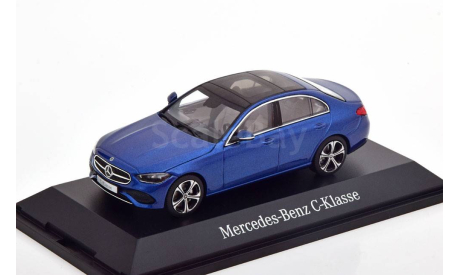 Mercedes Benz C-class W206 New 2021 Herpa 1/43 Мерседес Ц-класс ярко-синий /  BLUE, масштабная модель, Mercedes-Benz, scale43