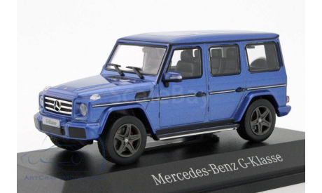 Mercedes-Benz G-class 2016г. G463 (W463) Norev 1/43 blue met.- Мерседес Гелендваген 1:43 голубой мет.  4х4, масштабная модель