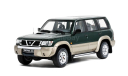 Nissan Patrol GR Y61 Otto Mobile 1/18 Ниссан Патрол 1998 Rar Greeen / Silver 1:18, масштабная модель, Otto Mobile models, scale18