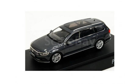 Volkswagen Passat B8 Variant 2015г Herpa 1:43  VW -- grey-blue ---  Фольксваген Пассат -8 универсал т.серо-голубой, масштабная модель, scale43