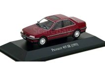 Peugeot 405 SR 1993 Limousine 1/43 Altaya Пежо 405 седан 1:43 бордовый / BORDO, масштабная модель, scale43