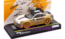⬊ Акция-СКИДКА! ⤵ Под ЗАКАЗ! ↪ Porsche 911 (992) Dakar 2023 ’AHEAD’ #953 ’Roughroads Rallye’ -  ’Dirty’  1/43 Spark 1/43 Порше 911 992-Дакар ’грязный’  1:43