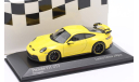 ⬊ Акция-СКИДКА! ⤵ Под ЗАКАЗ! ↪ Porsche 911 (992) GT3 2020 1/43 Minichamps Порше  Порше 911 992 GT3 Жёлтый / Yellow Лимит 1/200 шт!  1:43, масштабная модель, scale43