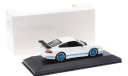 ⬊ SUPER SALE! ⬊ 2дня! до 28.5.⬊ Акция-СКИДКА! ⤵ Porsche 911 (996) GT3 RS 2002  Мiniсhаmрs 1/43 Порше  996 GT-3  RS White + blue  /  Белый + Синий 1:43, масштабная модель, Minichamps, scale43