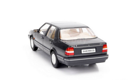 ⬊ Акция-СКИДКА! ⤵ Под ЗАКАЗ! ↪ Saab 9000 CD Turbo 1/18 СААБ 9000 Турбо серый / GREY 1:18, масштабная модель, Triple 9, scale18