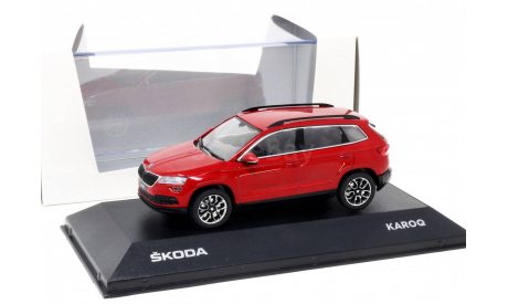 Skoda Karoq 2018 Norev 1/43 --- Шкода Карог SUV 4x4 ... RED / красный 1:43, масштабная модель, scale43, Škoda