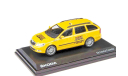 Под ЗАКАЗ! Читайте ТЕКСТ! - Skoda Octavia combi 2009г A5 FL  ’Taxi AAA’  Abrex  1/43  Шкода Октавия-2 (рестайл) комби Такси (Чехия) 1:43  жёлтая, масштабная модель, scale43, Škoda