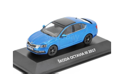 ↪︎ Под ЗАКАЗ! См.ТЕКСТ!! Skoda Octavia A7 FL 2017г.  1/43 Шкода Октавия III (Mk3 рестайлинг  2017  ярко-голубой металлик / BLUE 1:43 RAR!