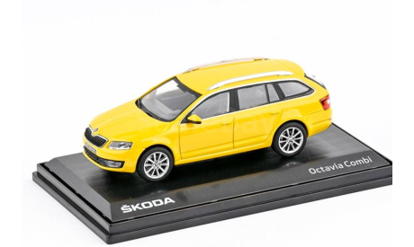 ↪︎ Под ЗАКАЗ! См.ТЕКСТ!! Skoda Octavia A7 combi Abrex 1/43 Шкода Октавия III Комби 2012  Mk3 жёлтый металлик /  YELLOW 1:43, масштабная модель, scale43, Škoda