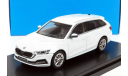 ↪︎ Под ЗАКАЗ! См.ТЕКСТ!! Skoda Octavia A8 combi NEW Abrex 1/43 Шкода Октавия IV Комби 2021  Mk4 белый металлик /  WHITE 1:43, масштабная модель, Škoda