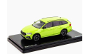 ↪︎ Под ЗАКАЗ! См.ТЕКСТ!! Skoda Octavia A8 RS combi NEW Abrex 1/43 Шкода Октавия IV РС-Комби 2021г Mk4 жёлто-зелёный металлик /  GREEN ’Mamba’ 1:43, масштабная модель, Škoda