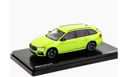 ↪︎ Под ЗАКАЗ! См.ТЕКСТ!! Skoda Octavia A8 RS combi NEW Abrex 1/43 Шкода Октавия IV РС-Комби 2021г Mk4 жёлто-зелёный металлик /  GREEN ’Mamba’ 1:43