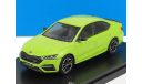 ↪︎ Под ЗАКАЗ! См.ТЕКСТ!! Skoda Octavia A8 RS  NEW Abrex 1/43 Шкода Октавия IV РС  2021г Mk4 жёлто-зелёный металлик /  GREEN ’Mamba’ 1:43, масштабная модель, Škoda, scale43