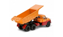 Tatra T148 kpper (dump truck) 1977 года 6x6 Schuco 1/43  Татра Т148 самосвал 1977г 6х6 оранжевый+красный 1:43, масштабная модель, scale43