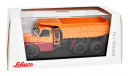 Tatra T148 kpper (dump truck) 1977 года 6x6 Schuco 1/43  Татра Т148 самосвал 1977г 6х6 оранжевый+красный 1:43, масштабная модель, scale43