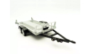 ✔ В наличии!  ∜ - УДВОЮ СКИДКУ См.**... -  Auto transporter trailer 1/43 Прицеп ’автовоз’ д/ перевозки л/автомобиля 2х-осный 1:43, масштабная модель, Bauer/Cararama/Hongwell, scale43