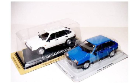 Ваз-2109 ’Samara’ БЕЛАЯ 1/43 ДеАгостини Лада - Самара 1:43  DeAgostini WHITE, масштабная модель, scale43, DeAgostini-Польша (Kultowe Auta)