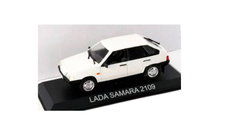 Ваз-2109 ’Samara’ БЕЛАЯ 1/43 ДеАгостини Лада - Самара 1:43 DeAgostini WHITE, масштабная модель, scale43, DeAgostini - Masini de Legenda