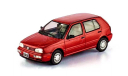 Volkswagen Golf III GL 1997 hatchback 3dr 1/43 Фольксваген Гольф-3 (1997) хэтчбэк 5 дверей КРАСНЫЙ / RED 1:43, масштабная модель, Hachette