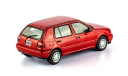 Volkswagen Golf III GL 1997 hatchback 3dr 1/43 Фольксваген Гольф-3 (1997) хэтчбэк 5 дверей КРАСНЫЙ / RED 1:43, масштабная модель, Hachette