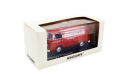 ⬊SALE! ⬊ СКИДКА! ⬊ Акция! ⤵ Под ЗАКАЗ! ↪ Volkswagen Transporter T2 Van ’’Porsche Renndienst’’ 1/43 Фольксваген Транспортер Mk2 - 1972 RED+silver  1:43, масштабная модель, Minichamps, scale43
