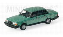 ★ Срочно - СКИДКА! ⬊  ✔ Модель - ✔ В наличии!  -  Volvo 240GL  1/43 Minichamps Вольво 240 GL  1986 св.зелёный / Light Green 1:43, масштабная модель, scale43