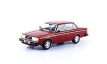 ✔ В НАЛИЧИИ! ★ СКИДКА! ⬊ ★ Volvo 244 GL (1979) limousine 1/43 Hachette Вольво 244 ГЛ седан Бордо / Dark Red 1:43, масштабная модель, scale43