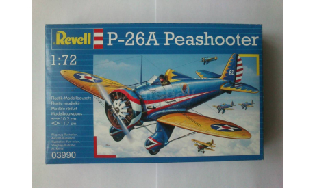 Модель самолета Peashooter P-26, сборные модели авиации, scale72, Revell