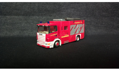 Модель Scania Feuerwehr, масштабная модель, 1:87, 1/87, Cararama