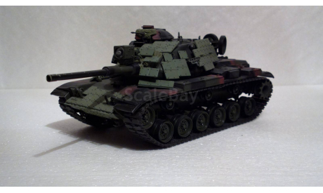 Модель танка M-60A-3 (Собран и окрашен), сборные модели бронетехники, танков, бтт, scale35, Tamiya