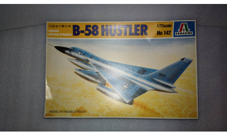 Сборная модель бомбардировщика B-58 Hustler, сборные модели авиации, Italeri, scale72